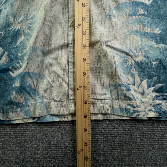 Tommy Bahama Mens Cotton Silk Button Up Shirt Short Sleeve Hawaii Floral Large - Picture 3 of 14